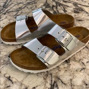 Birkenstock | Shoes | Madewell Birkenstock Leather Arizona Sandals H7935 |  Poshmark